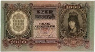 Geldschein, 1.000 Pengö, 24.2.1943