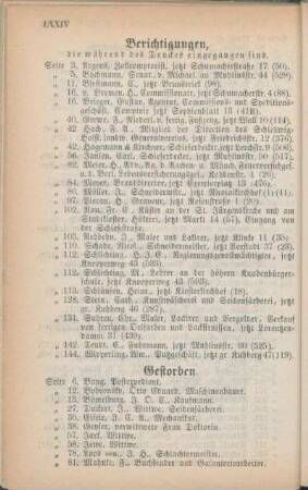 Gestorben.