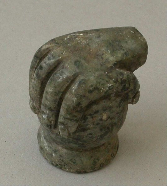 Hand with vessel