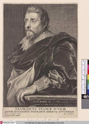 Franciscus Franck Junior [Porträt des Malers Frans Francken d. J.]
