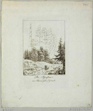 Die Affensteine bei Schandau (Bad Schandau) in der Sächsischen Schweiz