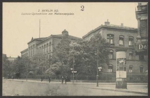 Ansichtskarte "Leibniz-Gymnasium am Mariannenplatz"