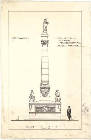 Pfann, Paul; Frankfurt / Main (Hessen); Einheitsdenkmal - Ansicht