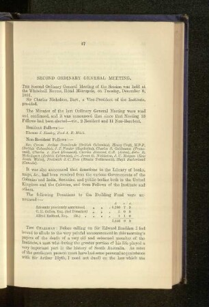 Second Ordinary General Meeting.
