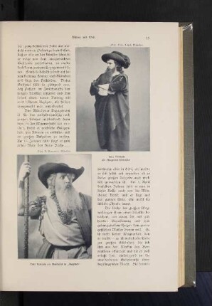 Fritz Feinhals als Wanderer in "Siegfried"