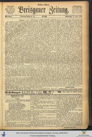 17.04.1898 (Erstes Blatt)