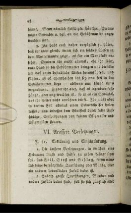 VI. Aeussere Verletzungen.