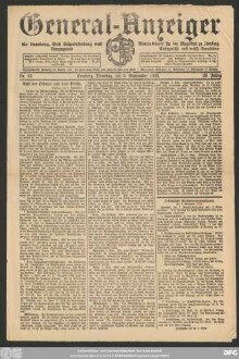 General-Anzeiger für Kemberg, Bad Schmiedeberg und Umgegend, Nr. 83 Kemberg, Dienstag, den 9. September 1924.