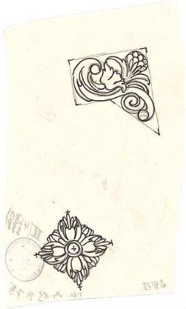 Pfann, Paul; München - Bogenhausen; Villa Jos. Selmayer - Ornamente (Details)