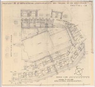 Gartenanlage Siedlung Rudeltstraße, Freital: Lageplan 1:500