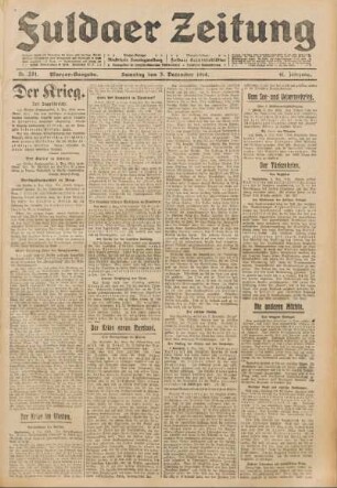 Ausgabe vom Samstag, den 05. Dezember 1914.
