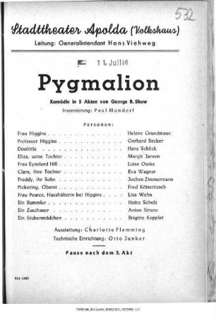 Pygmalion