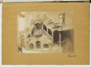 Rathaus, Pößneck: Ansicht Treppe (aus: Skizzen- und Fotoalbum 20)