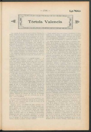 Tórtola Valencia