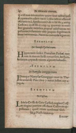 Exemplum De Phaetusa Pythaei uxore. - De Ferdinando Daualo..