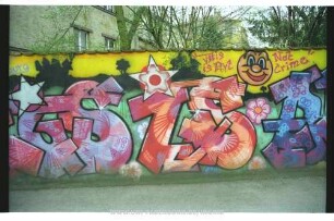 is | "THis is Art Not Crime"