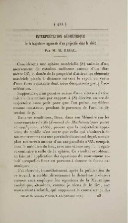 Interprétation géométrique.