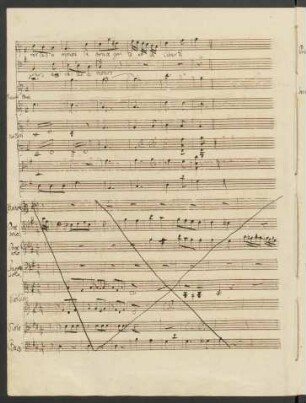 Arien. Fragmente; S, orch; G-Dur; MWV M 1