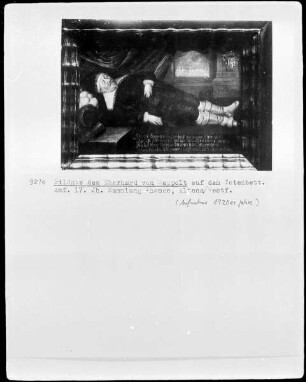 Bildnis des Eberhard von Rappolt auf dem Totenbett