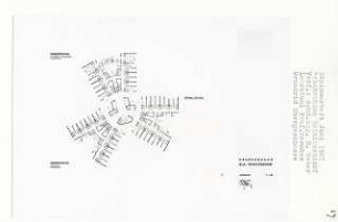 Krankenhaus, Berlin-Borsigwalde (Diplomarbeit bei Bernhard Hermkes): Stationstypen, Grundriss Obergeschosse 1:500
