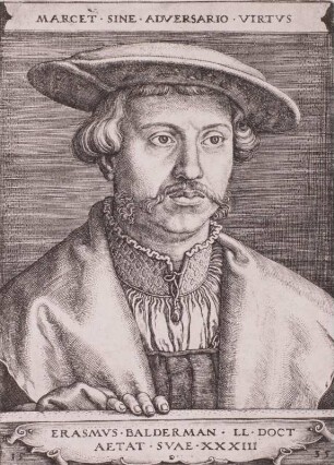 Bildnis des Nürnberger Juristen Erasmus Baldermann