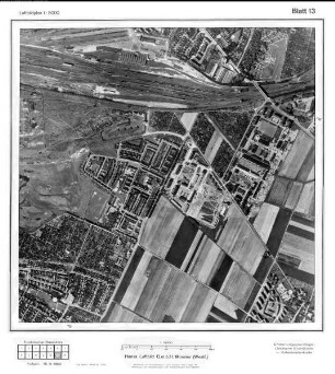 Braunschweig Bahnanlagen Bl. 13, Gauß-Krüger-Koordinaten: Rechtswert: 4402, Hochwert: 5790