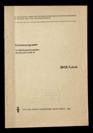 BMSR - Technik