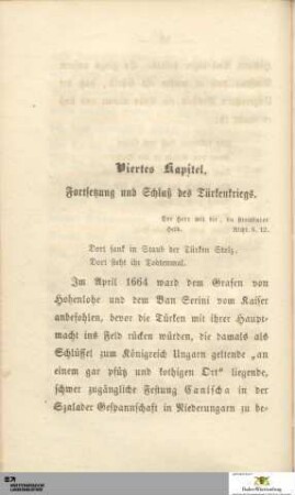 Fortsetzung und Schluß des Türkenkriegs