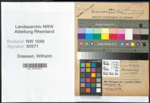 Entnazifizierung Wilhelm Dreesen , geb. 05.08.1902 (Angestellter)