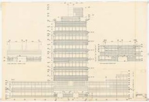 Technische Universität Berlin Technische Chemie (Franz-Fischer-Bau): Nordansicht, 1:50