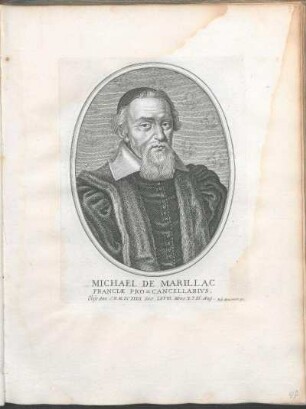 Michael De Marillac Franciæ Pro = Cancellarivs.
