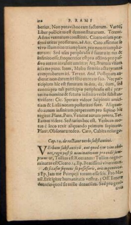 Cap. 14, de rectione verbi substantivi.