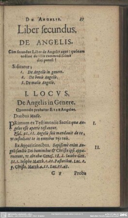 Liber secundus. De Angelis