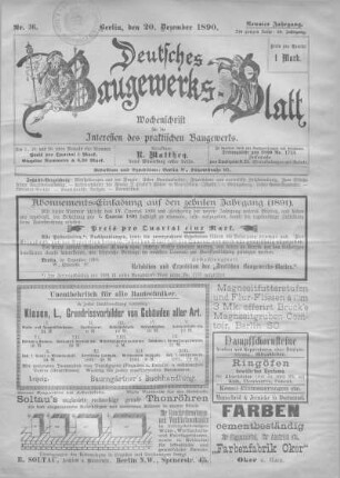50. Jahrgang. Nr. 36.