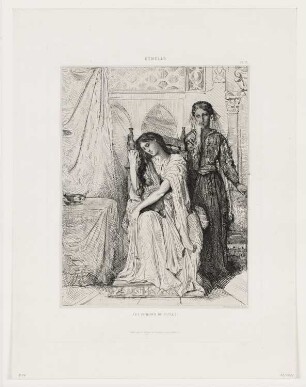La romance du saule, Blatt 9 der Folge "Othello-Zyklus"
