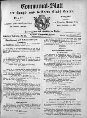 1877,44: No. 44, 4. November 1877