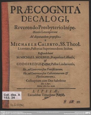 Praecognita decalogi