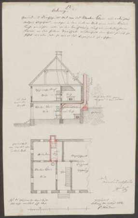 Klemm, Gottlieb, Weber Einbau von Ofen und Kamin