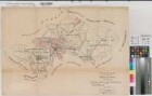 Hüsten (Arnsberg) Übersichtskarte der Gemeinden Hüsten, Herdringen, Niedereimer und Bruchhausen um 1900 1 : 20 000 70 x 50 Pause autographischer Druck von Louis Espagne, Ms i/w