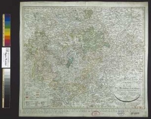 Thüringen. Charte über die Länder des Herzoglich-Sachsen-Ernestinischen Hauses (ca. 1:340 000)
