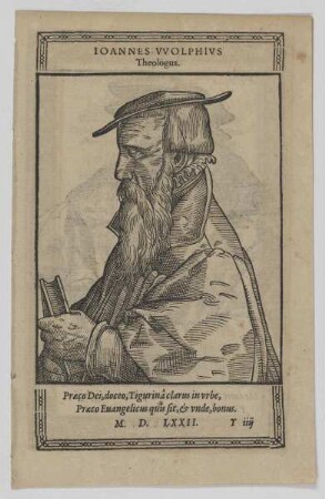 Bildnis des Ioannes VVolphivs