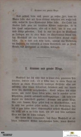 2. Krumme und gerade Wege