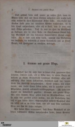 2. Krumme und gerade Wege