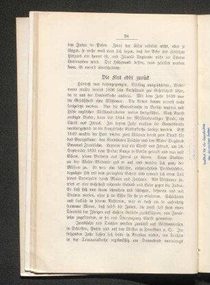 Die Flut ebbt zurück.