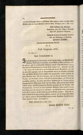 74-87, Nr. 6 Post Scriptum - Nr. 26