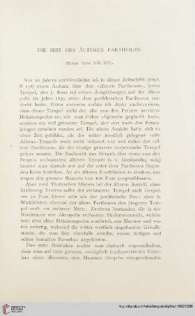 27: Die Zeit des älteren Parthenon