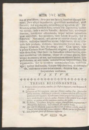 Theses Respondentis