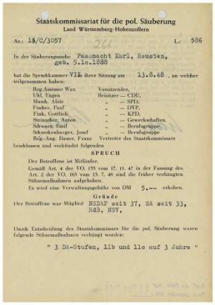 Fassnacht, Karl