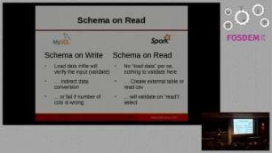 Data Analytics with MySQL, Apache Spark and Apache Drill