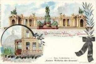 Postkarte zum 10.Todestag Wilhelms I.